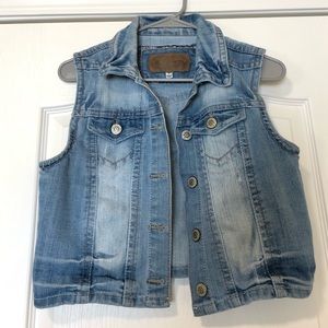 Wallflower Denim Vest